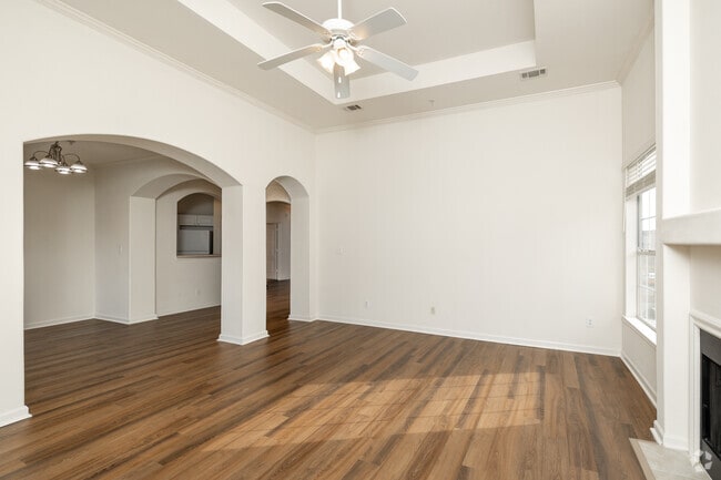 The Plantation - 3BR, 2BA - 1,756SF - Living Room