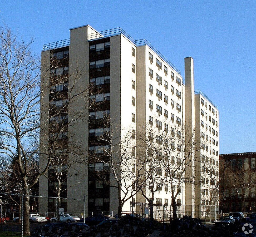 View from the northwest - Governor Paterson Towers II Apartments