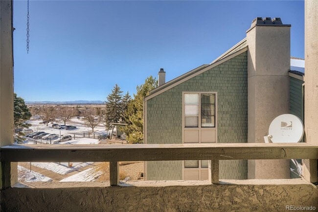 Mountain views from balcony (Note: Satellite dish has been removed) - 14282 E Tufts Pl Unit Q11