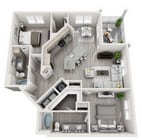 Two Bedroom Floor Plan