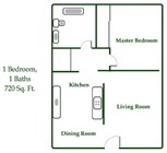 1BR/1BA