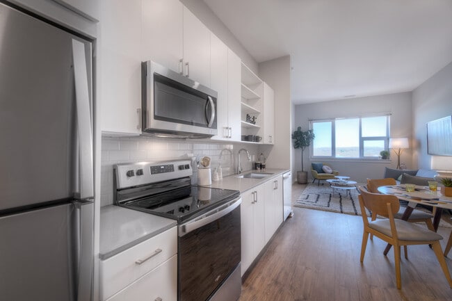 Scheme 1 - Modern Kitchen, Dining and Living Areas