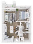 A1 floor plan Ascend Brunswick Village