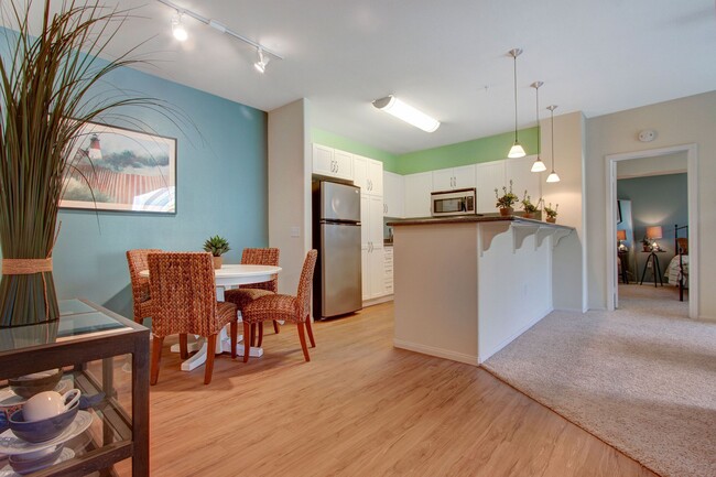 Perfectly Placed Dining Room for Easy Entertaining off our Fully Equipped Kitchen with Granite Countertops - Vesada Apartments