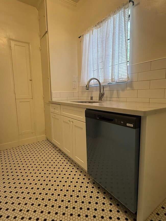 Kitchen with new dishwasher/sink/built-in trash and recycle bins/garbage disposal - 795 N 2nd St