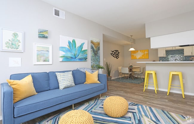 2 Br, Living Room - Azure