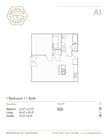A1 650 Sq Ft Floor Plan