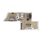 1 Bedroom Floor Plan
