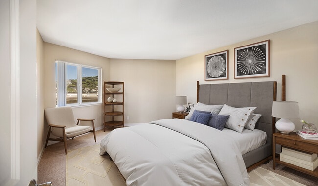 Master bedroom with great view and plenty on natural light