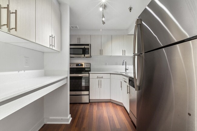 Renovated Kitchen with Hardwood Flooring