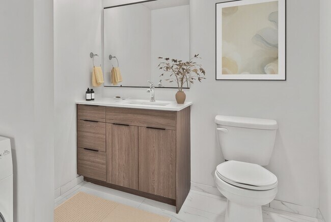 The bathroom of The Broadway at Midland Lofts - Midland Lofts