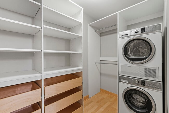 Pantry with Washer and Dryer