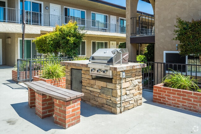 One of Two Barbecue Grills