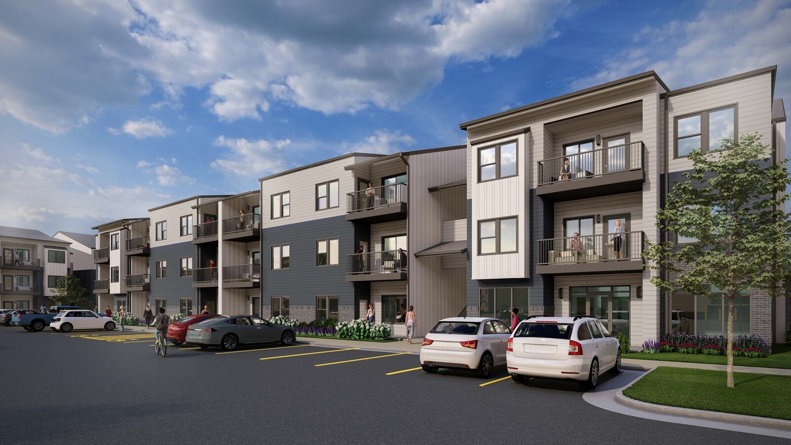 Representación gráfica de la estación Douglas - Edificio tipo C - Sloan at Douglas Station