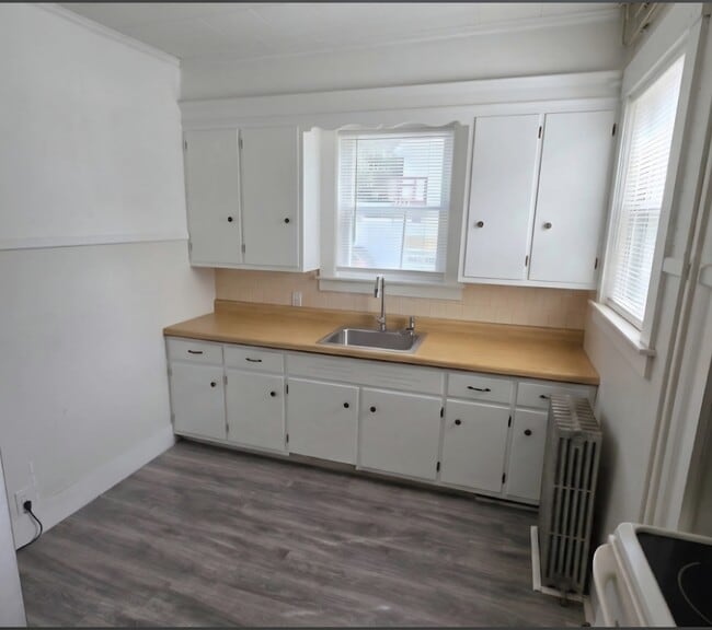 Kitchen with updated faucet