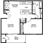 1BR/1BA