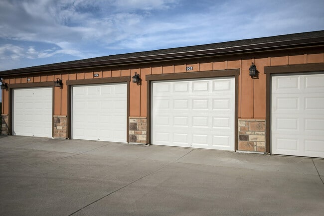 Convenient garages for secure parking.