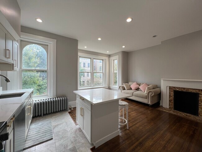 1-bedroom unit - open space living room - 1861 Mintwood Pl NW
