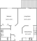 1 Bedroom 1 Bath