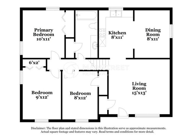 3 Bedroom Pet-Friendly Home in Leeds, AL with Main Street Renewal