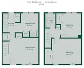 2BR/1BA