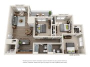 3 Bedrooms, 2 Baths, 1248 sq. ft.