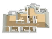 El plano del piso Teton
