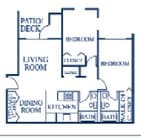 2BR/2BA