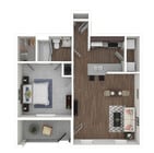 Plano de planta A2 Harlow Spring Cypress
