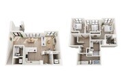 Three Bedroom Townhome-Style Apartment