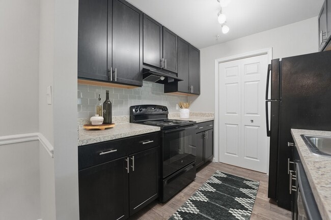 Elevate your lifestyle at Eagle Rock Apartments at Abingdon. This modern kitchen features sleek cabinetry, stainless steel appliances, and stylish finishes perfect for culinary enthusiasts. Don’t miss your chance to call this home—schedule a tour today!