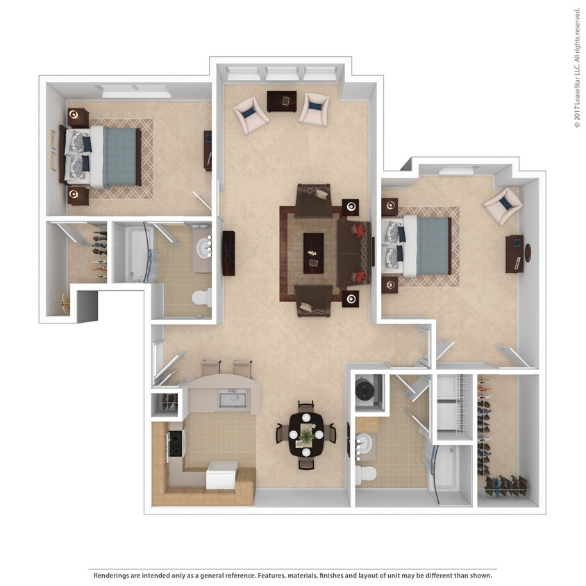 Floor Plan - 2 Bedroom  Craftsman w/Sunroom