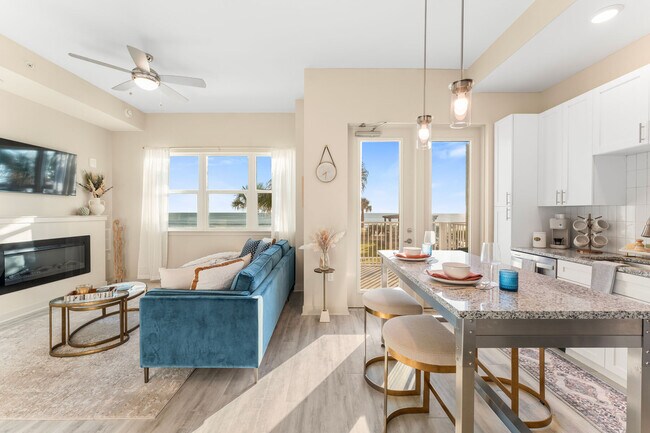 Modern open living apartment