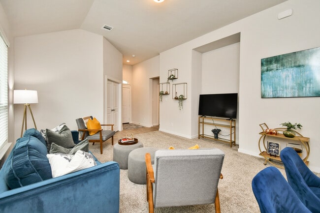 Living room ready for family time