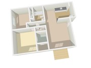 2BR/1BA