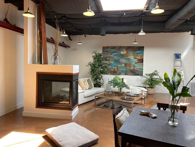 3 sided Gas Fireplace - 311 2nd St Unit 201