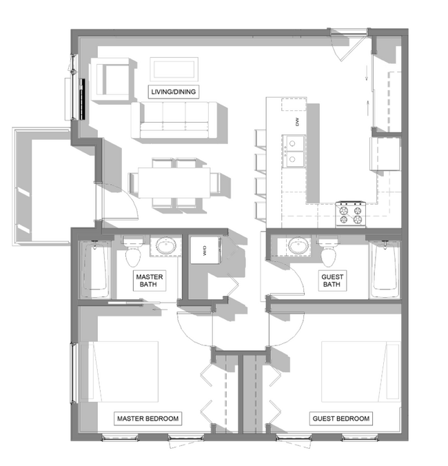 Building Photo - Ground Floor 2 Bed/2 Bath Unit with Great ... Rental