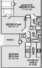2BR/1.5BA