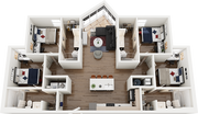 Signature at Varsity D3 4 Bedroom Floor Plan