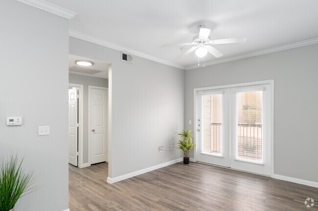 1BR, 1BA - 727SF - Living Room - Villas at Zaragosa