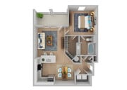 1 Bedroom | 1 Bath | 785 SF | Renovated