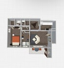 Two Bedroom Floorplan