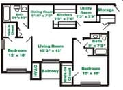 2BR/2BA