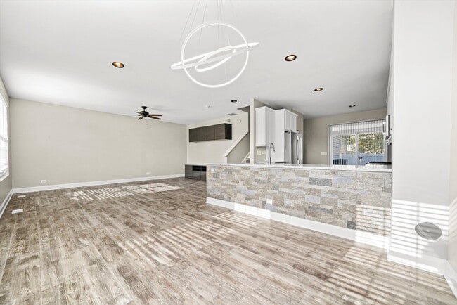 Photo - Modern 3-Bed, 2.5-Bath Townhome with Pond ...