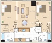 2BR/2BA