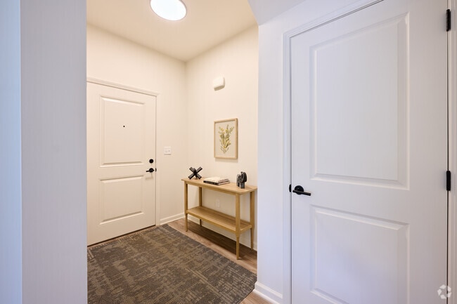 Floor Plan A - 2 BR, 2 BA - 1100 SF. Foyer.