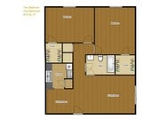Two Bedroom, One Bath