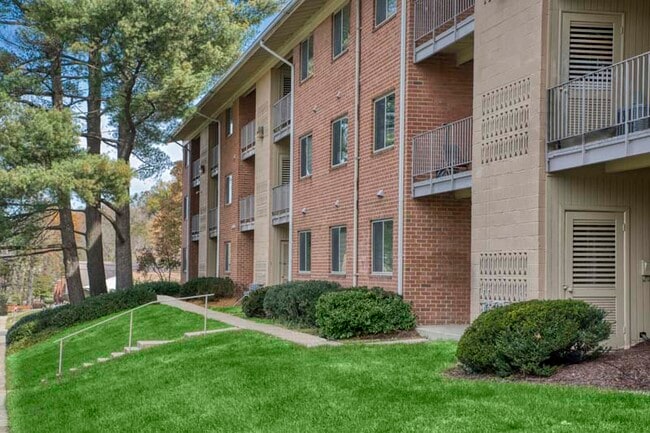 Covered balconies and patios at Chestnut Hill Apartments in Temple Hills, MD