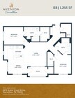 B3B | 2x2 | 1255 sq ft