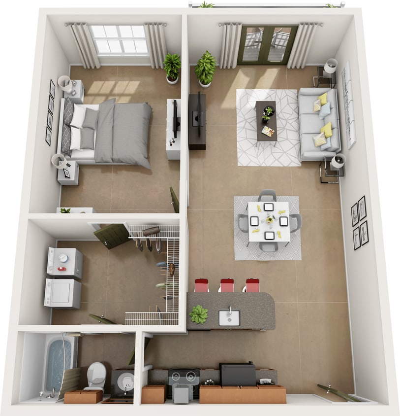 Magnolia (One Bed, One Bath) - Magnolia (One Bed, One Bath)